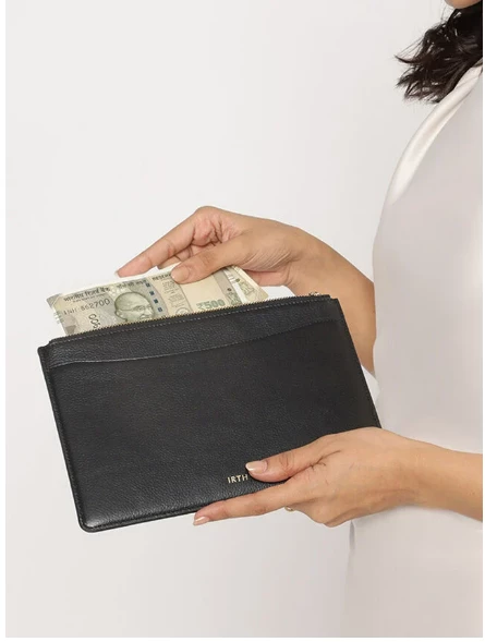 Nook Leather Pouch - Black