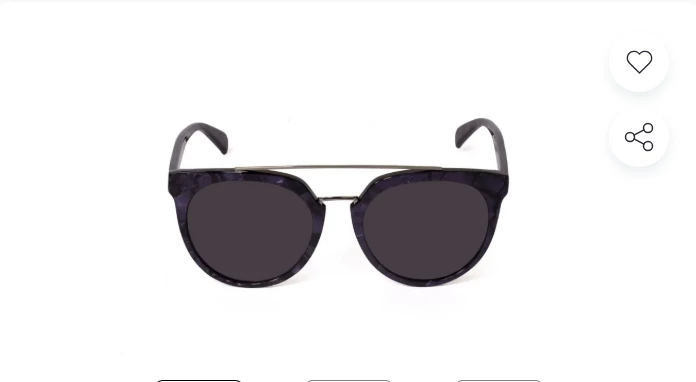 Black Round Women Sunglasses (GC280PR2F|53)