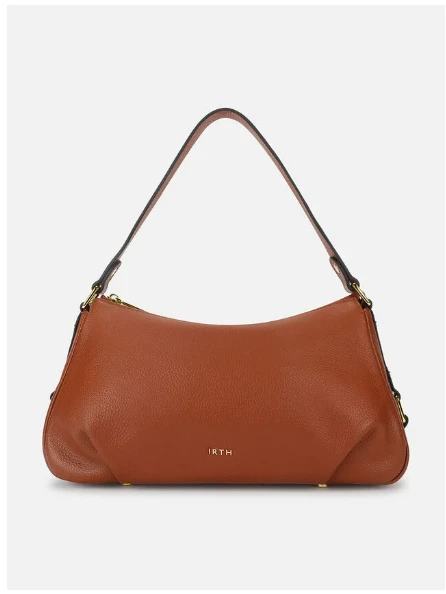 Lana Leather Shoulder Bag - Tan