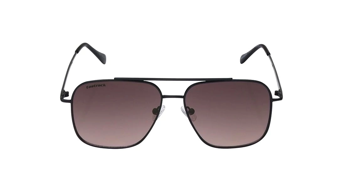 Black Navigator Rimmed Sunglasses From Fastrack