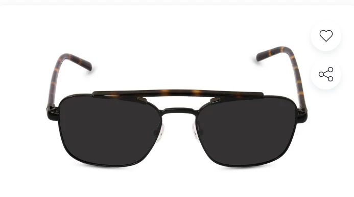 Black Square Women Sunglasses (GC276BK2P|65)